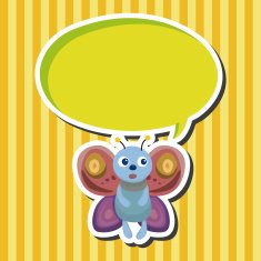 butterfly theme elements vector eps N14