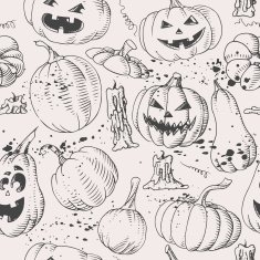 Seamless Pumpkins N4