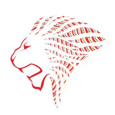 Lion Head Silhouette N4