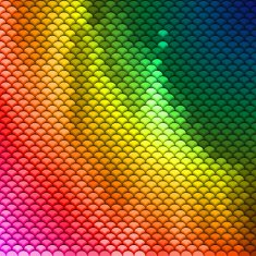 Colorful scales pattern