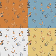 Easter Seamless Pattern N30