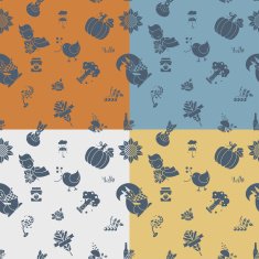 Autumn seamless pattern N71