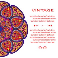 invitation mandala card2 N11