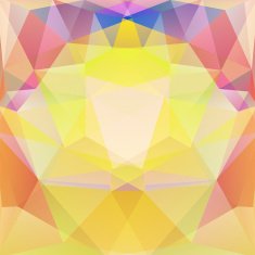 abstract background consisting of pink yellow orange triangles