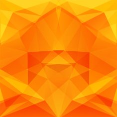 abstract background consisting of yellow orange triangles N7