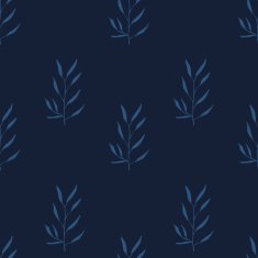 Seamless hand-drawn floral pattern with herbs N24