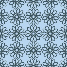 Seamless Pattern with floral ornament N70