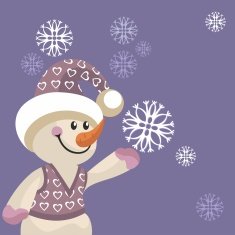 Snowman color 12