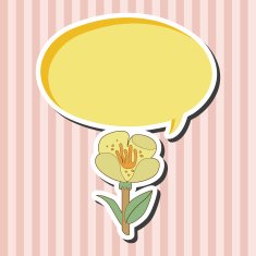flower theme elements vector eps N69