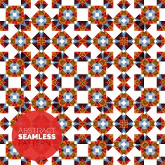 Vector colorful seamless geometric pattern Modern stylish abstract texture N2