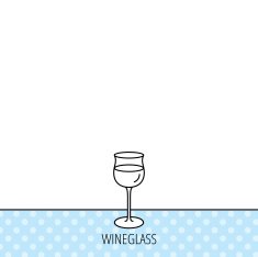 Wineglass icon Goblet sign N5