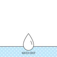 Water drop icon Liquid sign N15