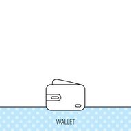 Wallet icon Cash money bag sign N8