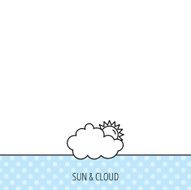 Sunny day icon Summer sign N4