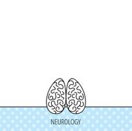 Neurology icon Human brain sign N5