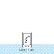 Smartphone icon Cellphone with touchscreen sign N7