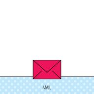 Envelope mail icon Email message sign N26