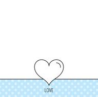 Love heart icon Life sign N10