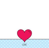 Love heart icon Life sign N11