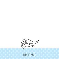 Fire flames icon Blazing bonfire sign N3