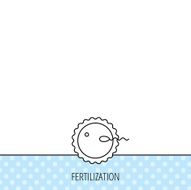 Fertilization icon Pregnancy sign N5