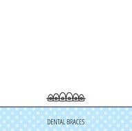 Dental braces icon Teeth healthcare sign N2
