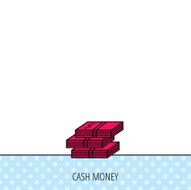 Cash icon Dollar money sign N14