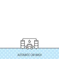 Automatic carwash icon Cleaning station sign N5