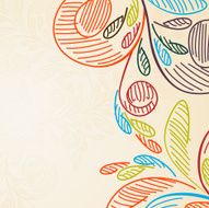 Floral abstract background N135