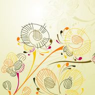 Floral abstract background N141
