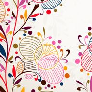 Floral abstract background N144