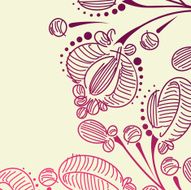 Floral abstract background N146