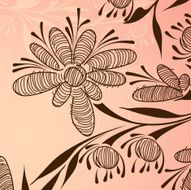 Floral abstract background N158