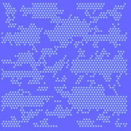 Digital hexagons patterns