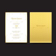Vintage style invitation card vector illustration 002 N2