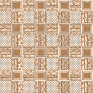 Patchwork seamless pattern floral ornament background