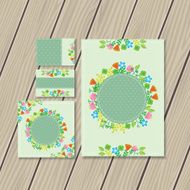 Flower stationery