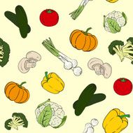 Vegetables pattern N4