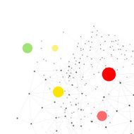 Vector network background abstract polygon triangle N5