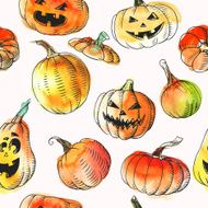 Seamless Pumpkins N6