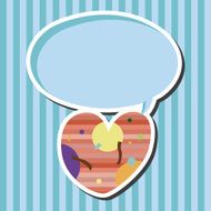 love heart cartoon elements vector eps N25
