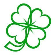 St Patricks Day Shamrock Clover Leaf N10