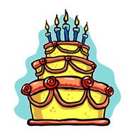 Fancy Cartoon Cake