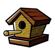 Cartoon Birdhouse N2