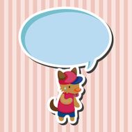 animal summer cartoon theme elements N20