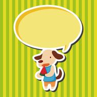 animal summer cartoon theme elements N23