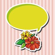 flower theme elements vector eps N84
