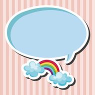 weather rainbow theme elements N6