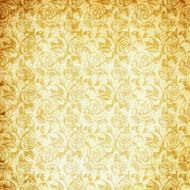Old floral paper background