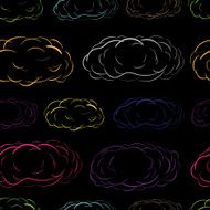 Seamless cloud on dark